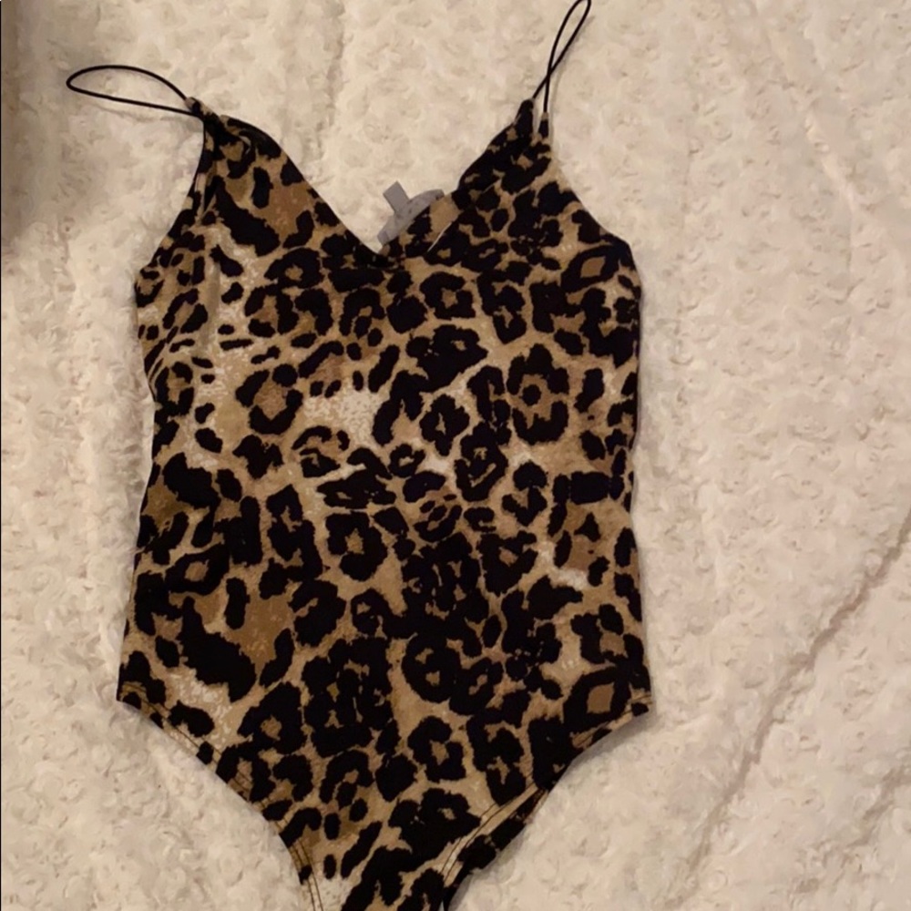 Animal print bodysuit